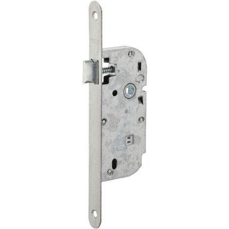 Thirard – Serrure encastrable pour porte intérieure 40mm – Têtière inox – Acier pour usage intensif – Gâche plate incluse (1/2)