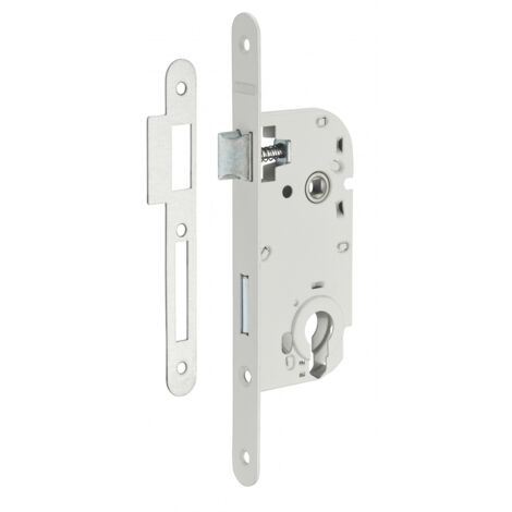 Thirard – Boitier de serrure encastrable à cylindre pour porte d'entrée – Axe 40mm – Coffre en acier embouti – Mécanisme à 1 tour