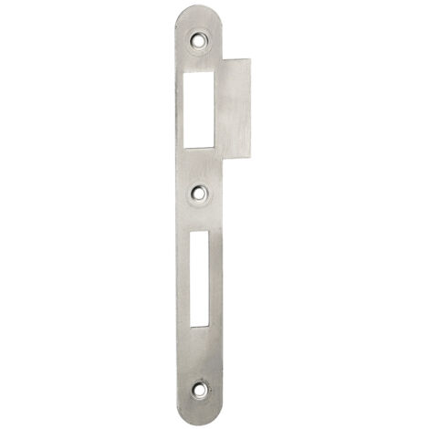 Gâche pour serrure à encastrer, brut à bouts ronds, traine 1.2cm, hauteur 170mm - THIRARD (1/2)