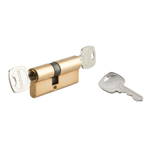 THIRARD - Cylindre de serrure double entrée 5G STD urgence, panneton débrayable, 35x40mm, 3 clés - THIRARD (1/3)