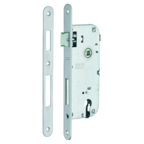 Thirard – Serrure encastrable à cylindre pour porte d'entrée – Axe 40mm – Entraxe 90mm – Acier – Bouts ronds – Sécurisation personnalisable