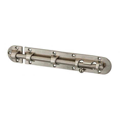 THIRARD - Targette pour meuble, 200mm, nickel satin, pêne rond - Thirard (1/2)