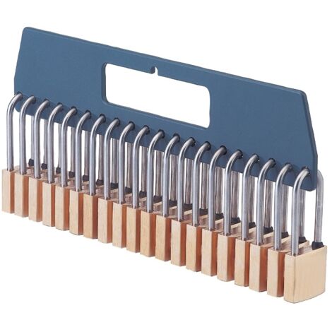 Thirard – Râtelier de transport pour 20 cadenas – PVC durable pour rangement mural – Optimise l'organisation d'atelier – Garantie 10 ans (1/2)