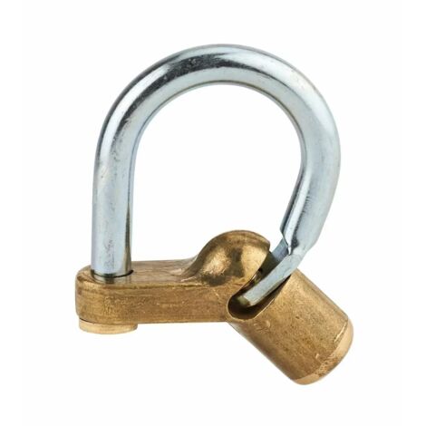 Thirard – Cadenas à clé en laiton massif avec anse en acier zingué – Sécurité renforcée pour locaux – Clé unique – 10291 (1/3)