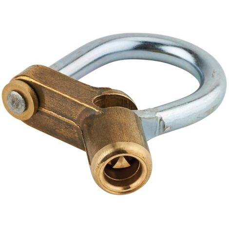Thirard – Cadenas à clé 29mm anse acier zingué – Condamnation triangle pour accès pompiers – Sécurisation locaux et entrepôts (1/7)