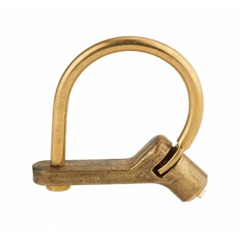 THIRARD - Cadenas d'artillerie 629 c gm à talon coudé anse laiton triangle 5 mm - THIRARD