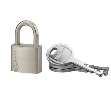 THIRARD - Cadenas à clé Cinox, inox, extérieur, anse inox, 30mm, 3 clés - THIRARD