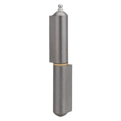 Thirard – Paumelle à souder 140mm – Acier zingué avec bague en laiton – Installation facile pour portes et fenêtres – Graisseur intégré