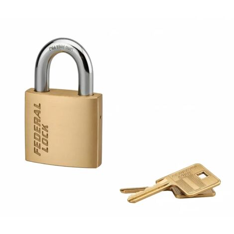 Cadenas NAUTIC Thirard 80 Mm – Acier Et Laiton, Livré Avec 2 Clés, état Parfait