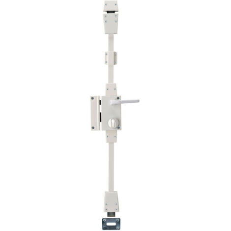 Thirard – Boîtier de serrure multipoint en applique 75 x 130 mm – Acier cambré ép. 20/10 mm – Axe 45 mm – Mécanisme équerre avec clé