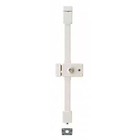 THIRARD - Serrure multipoint à appliquer horga blanche cr hg5 à fouillot 140 x 88 mm gauche 4 clés