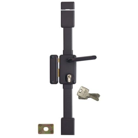 Thirard – Poignée Beluga pour porte palière gauche marron – Carré 7mm – Finition pour bois dur – Garantie 5 ans