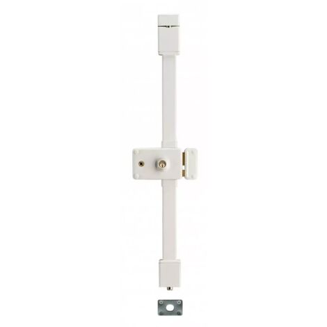 THIRARD - Serrure multipoint à appliquer horga blanche cr hg5 à fouillot 140 x 88 mm droite 4 clés