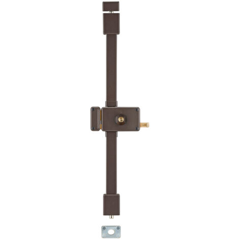 THIRARD - Serrure multipoint à appliquer horga marron cr hg5 à tirage 140 x 88 mm gauche 4 clés