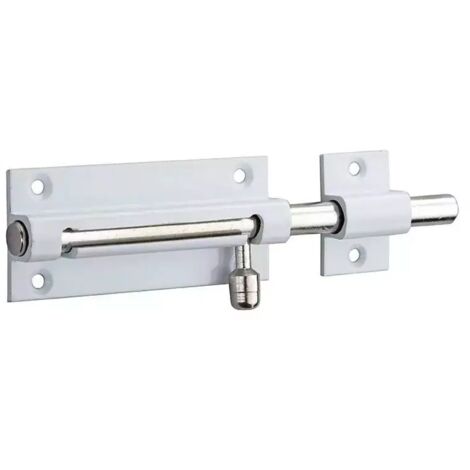 THIRARD - Targette, laiton poli blanc, pêne Ø 8mm, 70x30mm - THIRARD (1/2)
