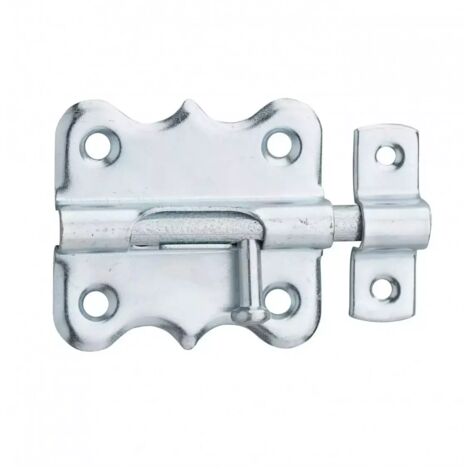 Verrou pour porte de meuble targette zinguée 45 mm (1/3)
