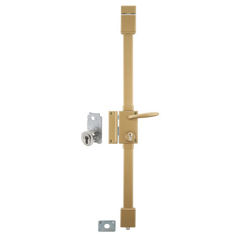 THIRARD - Serrure en applique Targa A2P à fouillot, gauche, 3 pts, Transit2 30x70mm, 50mm max, axe 45mm, or, 4 clés - THIRARD (1/5)