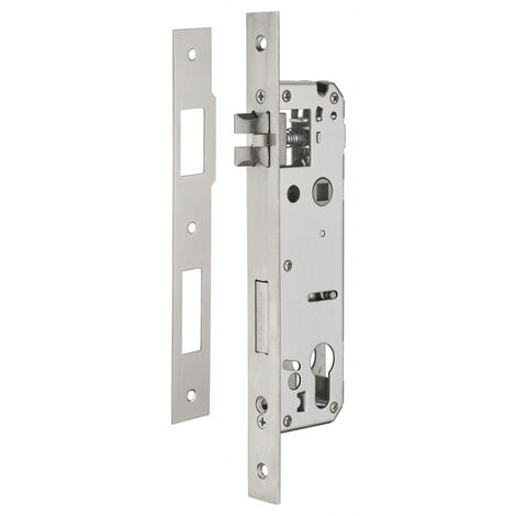 Thirard – Serrure encastrée Intelock pour poignées connectées – Inox – Axe 30mm – Entr'axes 85mm – Carré 8mm – Gestion des accès électronique - axes85mm (1/2)