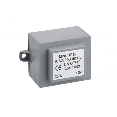 Thirard – Transformateur 220-12V pour gâche électrique – Alimentation courant continu ou alternatif – Contact stationnaire – Non étanche