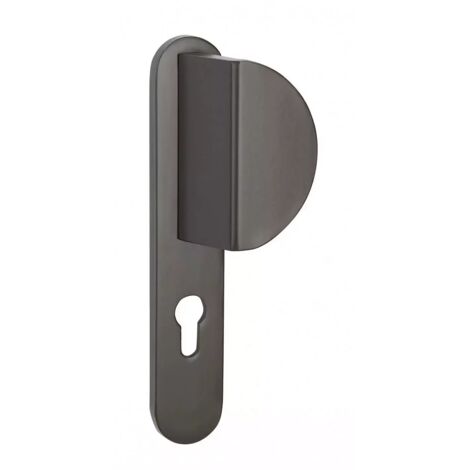 Thirard – Poignée de porte palière Chantilly pour serrure Tribando – Aluminium fondu – Entr'axe 70 mm – Verrouillage 3 points