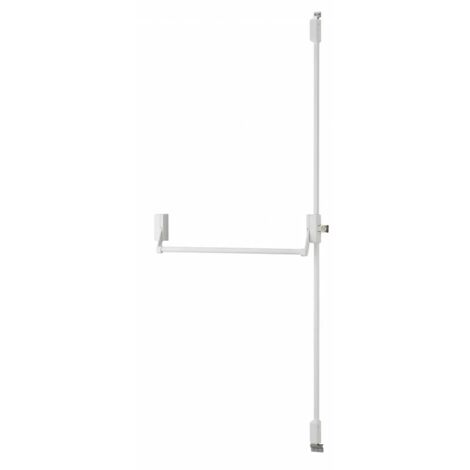THIRARD - Serrure anti-panique D-Cross pour porte d'entrée 1150mm max, 2/3 pts haut et bas, réversible, blanc - THIRARD