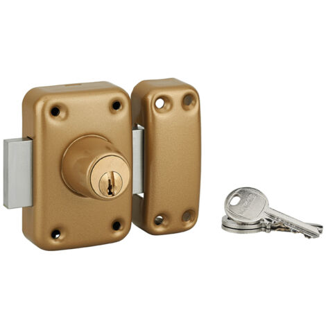 THIRARD - Verrou CAPITAL à cylindre double 40 mm 3 clés