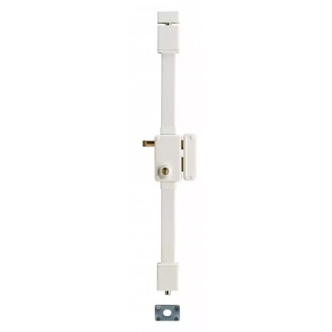 THIRARD - Serrure multipoint à appliquer beluga blanche cr transit 2 à tirage 75 x 130 droite 4 clés (1/2)