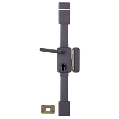 Thirard – Boîtier de serrure à tirage 75 x 130 mm – Verrouillage à trois points – Pêne dormant en laiton massif – Compatible avec cylindre profilé