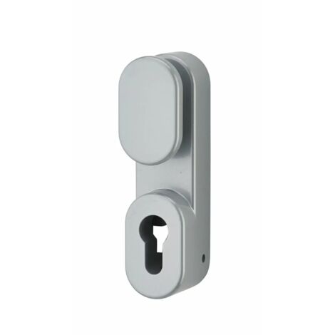 Thirard – Serrure antipanique D-cross réversible – Pour porte jusqu'à 2635 mm – Pêne en acier zingué – Boîtier en acier laqué – Barre aluminium 1,15 m (1/3)
