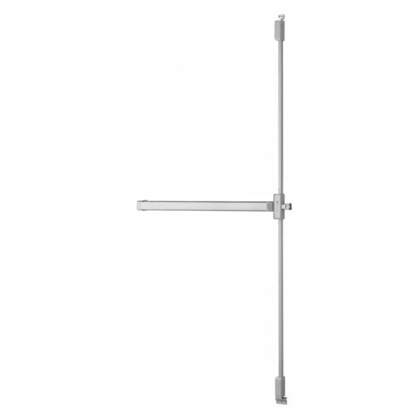 THIRARD - Serrure anti-panique S-Push pour porte d'entrée, 2/3 pts haut et bas, réversible, gris - THIRARD