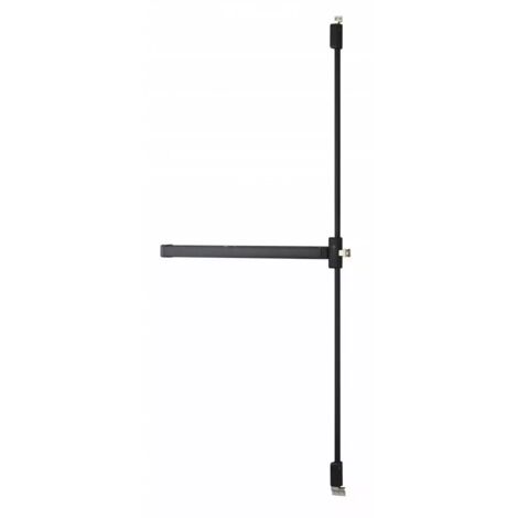 THIRARD - Serrure anti-panique S-Push pour porte d'entrée, 2/3 pts haut et bas, réversible, noir - THIRARD
