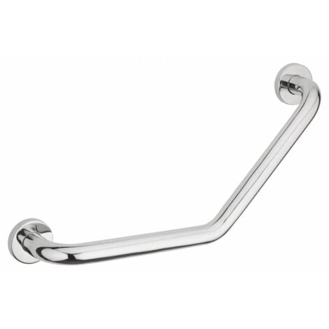 Thirard – Barre de maintien coudée inox 304 – Longueur 350mm – Angle 135° – Ø32mm – Finition inox poli pour espaces nécessitant un support esthétique