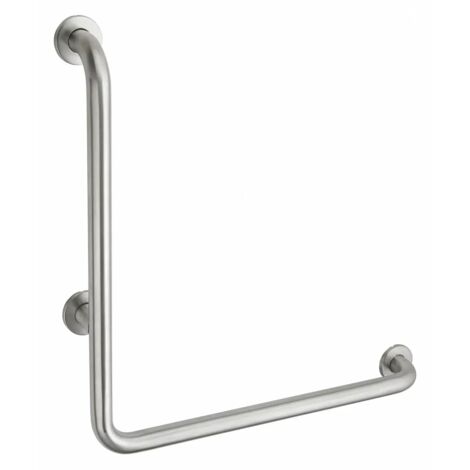 THIRARD - Barre de maintien coudée, inox 304, longueur 800mm, angle 90°, Ø32mm, finition inox brossé - THIRARD