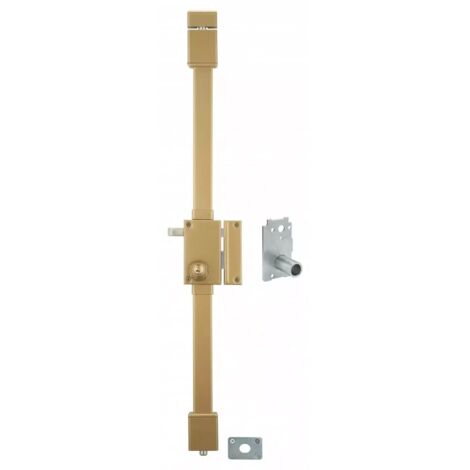 Thirard – Serrure multipoint en applique A2P à tirage – 3 points de verrouillage – Cylindre Ø23mm – Axe 45mm – 4 clés – Pour portes jusqu'à 45mm (1/3)