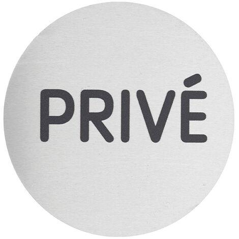 THIRARD - Disque de signalisation Privé, aluminium adhésif, Ø80mm - THIRARD (1/5)