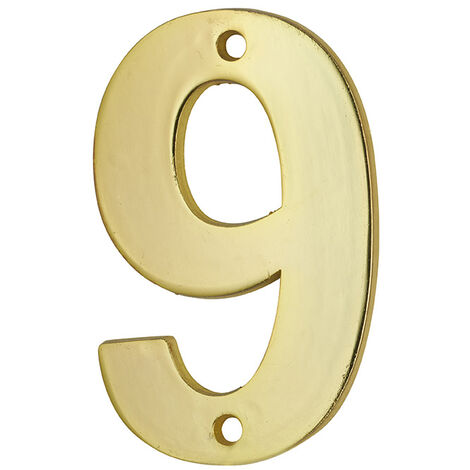 THIRARD - Chiffre 9, laiton, à visser, H.51mm, doré - THIRARD (1/2)