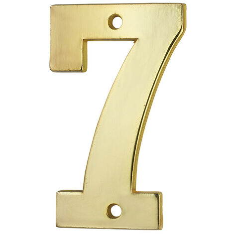 THIRARD - Plaque signalétique Chiffre 7 hauteur 51mm à visser (1/5)
