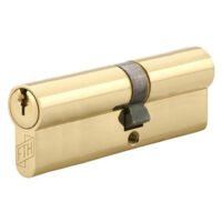 Cylindre de serrure double entrée FTH 5G, 40x50mm, cylindre et clés en laiton, 3 clés crantées - FTH