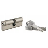 Thirard – Cylindre de serrure débrayable 45x55mm – 5 clés – Nickelé – Protection renforcée pour portes d'entrée