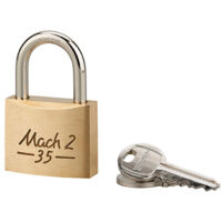 Cadenas laiton monobloc anse diamètre 5 mm largeur 35 mm - Thirard