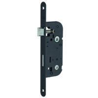 Thirard – Serrure encastrable à condamnation pour porte de salle de bain – Entraxe 40mm – Bouts ronds – Coffre acier embouti – Pêne alliage