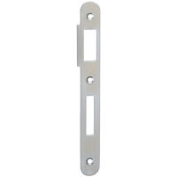 Thirard – Gâche pour crémone zinguée à bouts ronds – Traine 3mm – Hauteur 170mm – Pour serrure à encastrer – Fabriqué en France