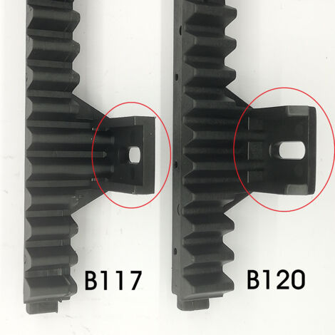 Crémaillère pour portail en nylon avec âme en acier 50 cm – Résistance à la corrosion améliorée – Fonctionnement silencieux – Proteco - PB120