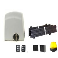 KIT - Automatisme de portail coulissant - moteur 230V - systeme a cremaillere - 800Kg - 8 metres - MYSTRIKE 8 by PROTECO - 1099