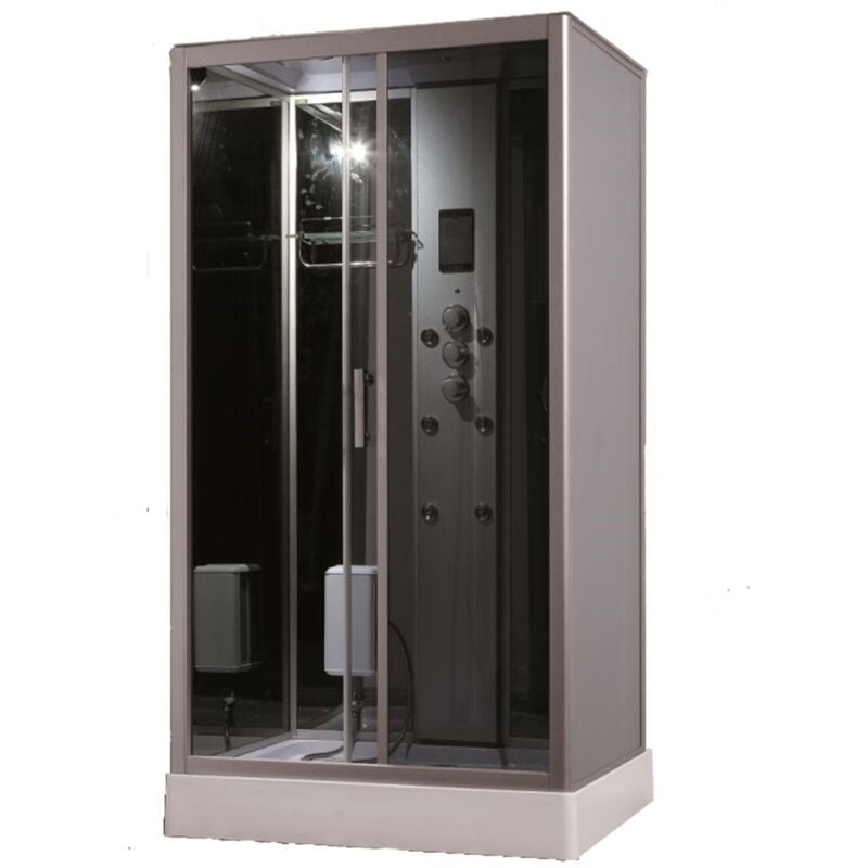 CABINE DE DOUCHE HYDROMASSAGE MULTIFONCTIONNELLE 70x90 DROITE, IRIDE