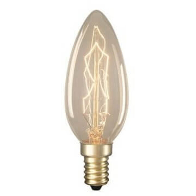 E14 Rétro C35 6W LED E14 Ampoules Transparent Blanc Chaud 2700K