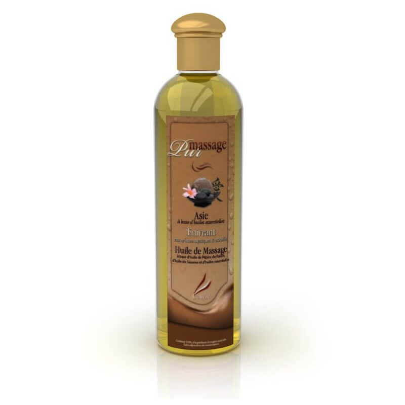 Huile de massage PUR MASSAGE - Méditerranée - 250ml Camylle