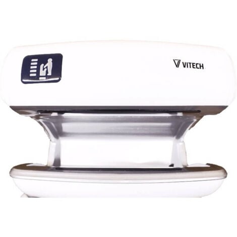 Sèche-mains Vitech automatique à double jet d'air gris 1800W Séchage rapide