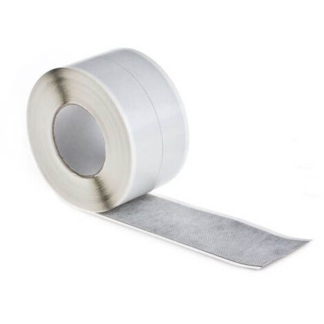 Desineo – Bande d'étanchéité adhésive 10 cm x 5 m – Pour receveur de douche prêt à carreler – Étanchéité parfaite entre parois et bac