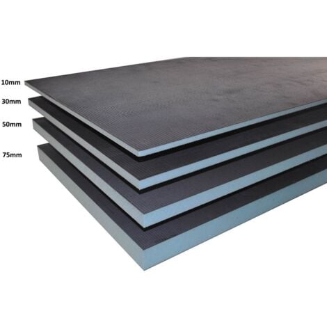 Lot de 5 Panneaux de construction 1250 x 600 x 30 mm extrudé rigide XPS prêt à carreler Valstorm